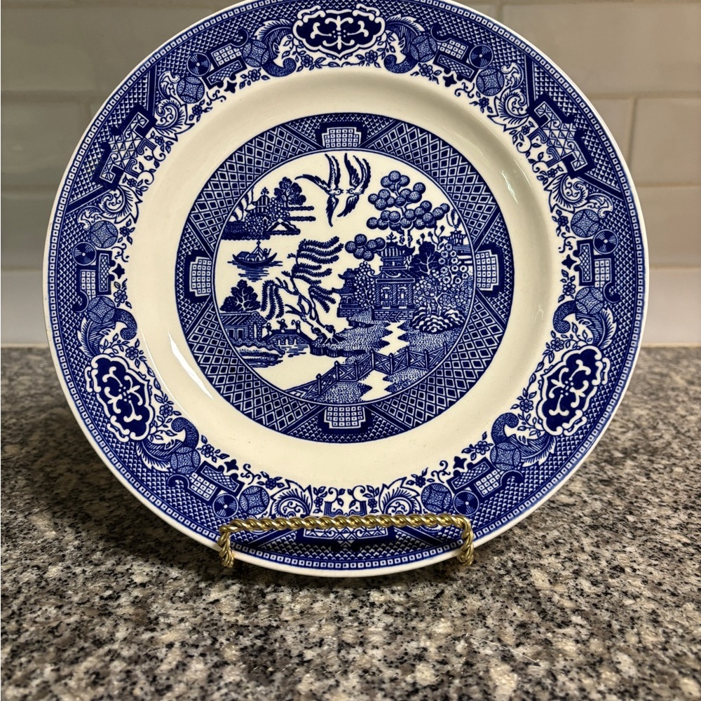 Willow Ware 9” Plate
